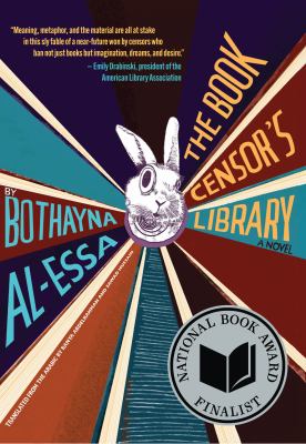 The book cover for "The Book Censor's Library" by Bothayna Al-Essa.