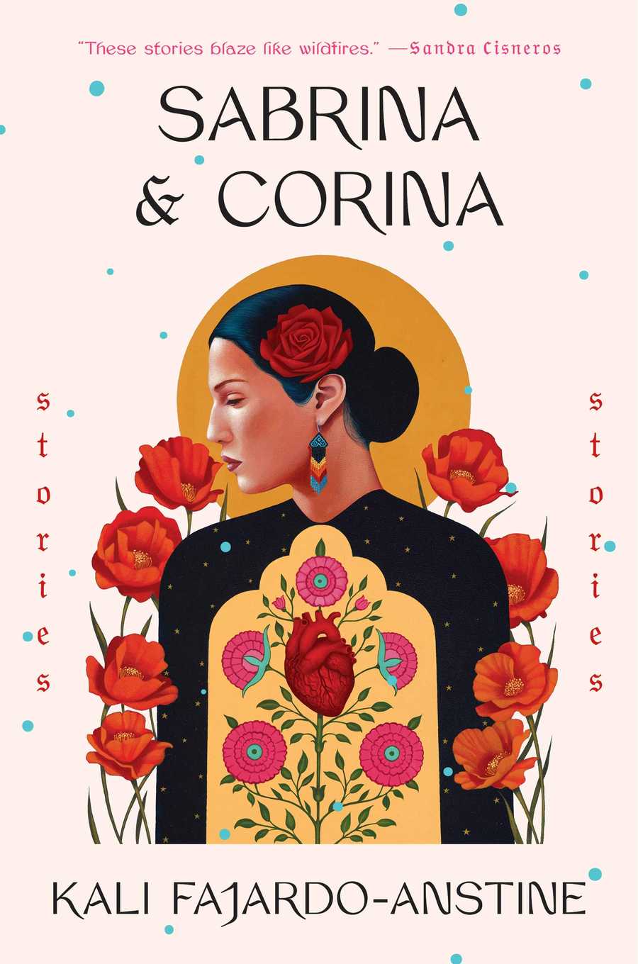 The book cover for "Sabrina & Corina" by Kali Fajardo-Anstine.