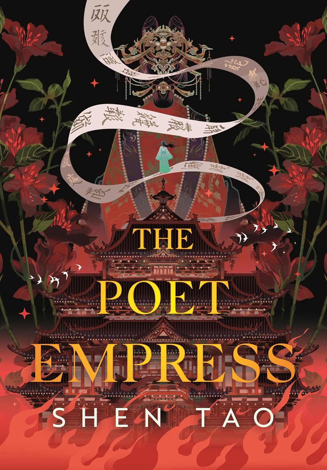 The book cover for "The Poet Empress" by Shen Tao. This book fits the prompt "AANHPI Authored Books."